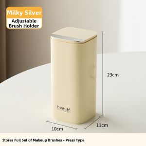 Dustproof Press Cover Makeup Brush Organizer