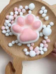 Baby Shine Mainan Pencet Squishy Pinch Paw Cat Paw Stress Relief Toy