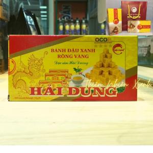Bánh đậu xanh Rồng vàng Hải Dung đặc sản Ocop Hải Dương ngon thơm ngọt vừa có nhiều vị