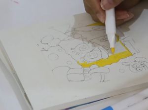 ล้างทําความสะอาดได้! ปากกามาร์กเกอร์อะคริลิค 12/24/36/48 สีสามารถเขียนบนแก้วพลาสติกหรือโลหะ Acrylic marker pen