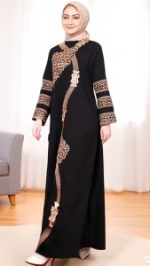 Galeri Abaya Gamis Hitam Bordir Turkey 1229 Jetblack Arab Saudi Baju Turki Wanita Muslim Viral Terbaru Lebaran 2025 2026 Harbolnas 12.12 Hari Raya Idul Fitri