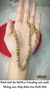 Dây Chuyền Thời Trang Nam V040 Mạ Vàng Bản Lớn Sang Trọng Cho Các Anh
