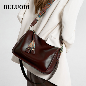 Túi Đeo Vai Nữ Da Thiết Kế Sang Trọng Dung Tích Lớn Kiểu Dáng Thanh Lịch Thời Trang Có Lớp Lót Bằng Cotton Đa Năng Dùng Được Hàng Ngày