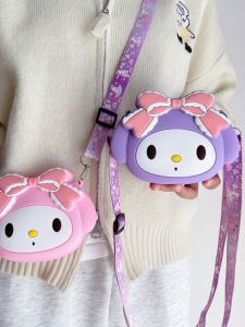 Cute Silicone Crossbody Bag for Children Girls Boys Small Shoulder Bag Cartoon Dog Design Meowtary Backpack Kids Fashion Accessory