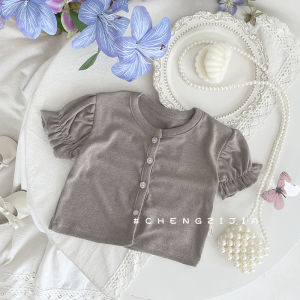 Princess Style Baby Girl Summer Clothes Short Sleeve Lightweight Air Conditioning Sun Protection Outerwear Baby Outfit