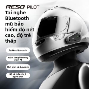 Tai Nghe Bluetooth Cho Mũ Bảo Hiểm Xe Máy Chống Ồn Hỗ Trợ Giao Tiếp Nhiều Người