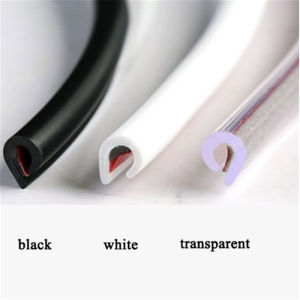 5m Auto Universal Car Door Edge Rubber Scratch Protector Moulding Strip Protection Strips Sealing Anti-rub DIY Car-styling