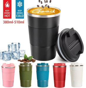 12.85/17.25oz Stainless Steel Thermos Insulated Cup Double-layer Leak-Proof Travel Mug For Sports Outdoor Portable Vacuum Bottle
