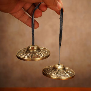 Nepal Dingxia Pure Copper Finger Cymbals: A Professional Meditation & Therapy Instrument