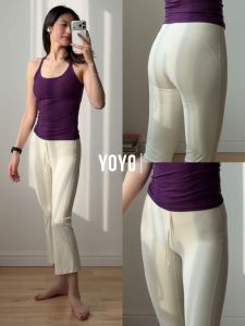 YOYO | Slim Fit Short Women Seven Eighths Pants Flared Sports