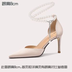 Lily Wei Hepburn Style Black High Heels Sandals Elegant Beautiful Summer Skirt Matching Shoes Low Cut Fashionable Women Shoes