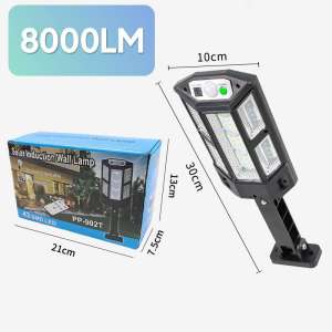 Best Selling 15000LM Solar Lights Outdoor External Solar Lamp Motion Sensor Sunlight Solar Powered Spotlight Wall Street Lamp
