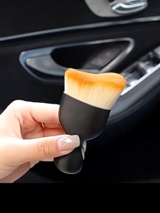 Bộ 2 chổi quét bụi ô tô lông mềm len khe kỹ vệ sinh nội thất-bàn phím giá rẻ