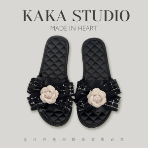 Silk Satin Slippers Womens Soft Bottom Home Indoor Outdoor Slip-On Summer Spring Fashion Diamond Pattern Flat Heel Sandals