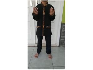 TERLARIS setelan baju pangsi anak plus iket kepala untuk seragam anak TK dan SD BISA COD