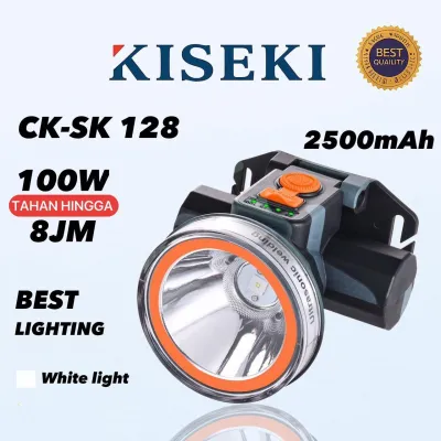 Kiseki Senter Kepala Army SK128 Cahaya Super Terang Led 50 Watt Baterai 2500mAh