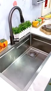 Cọ Lau Nội Thất Inox Cán Dài Đa Năng 30cm - Thiết Kế Tiện Ích Thấm Nước Không Trượt