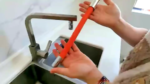 Adjustable Faucet Extension Hose Rotatable Bending Water Faucet Tube Pipe Hose Extender Adapter