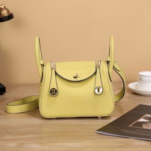MEIFEI | Genuine Leather Lindy Bag Mini Chicken Yellow