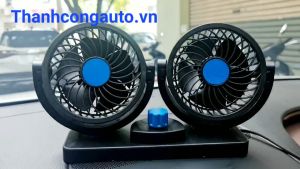 Quạt 12V đơn và đôi cho xe Ô Tô -  Xoay Thông Minh Để Trên Ô Tô Nhỏ Gọn mát nhanh. Loại tốt