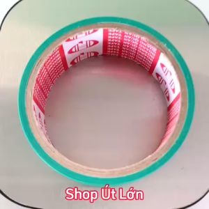 1 Cuộn băng keo simili màu xanh lá rộng 3.6cm dài 7.5 mét lõi giấy 3mm giá tại xưởng