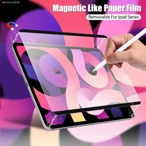 Paper Film Like Screen Magnetic Protector For Ipad Pro 11 2021 2020 9.7 10.2 9th Generation Screen Protector On Ipad Air 4 Air5 iPad 9 iPad 9.7 2017 2018 Mini 1 2 3 Mini 4 5 6 Matte PET Painting Write Accessories