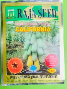 Benih Pepaya CALIFORNIA kemasan 1gr Merk Raja Seed Benih Pepaya Untuk Tanaman Kebun Bibit Pepaya Berkualitas Tinggi - Lazada