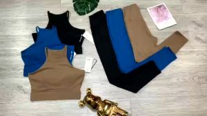 Bộ đồ tập gym yoga aerobic thể thao nữ bao gồm áo bra khóa cài kèm mút và quần dài chất liệu thun lạnh co dãn 4 chiều thoáng mát BINSPORTS BD200