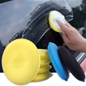 Car Waxing Polish Wax Round Foam Sponge Applicator Pads 10cm Cleaning Sponge Clean Washer Cloth