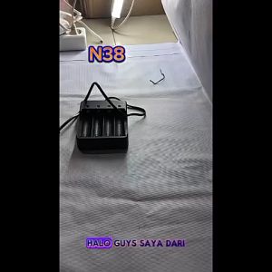 N38 ORIGINAL ADAPTOR MINI BATERAI 18650 4 SLOT PORT ADAPTER CHAS CASAN POWER TRAVEL CHARGER SUPER FA