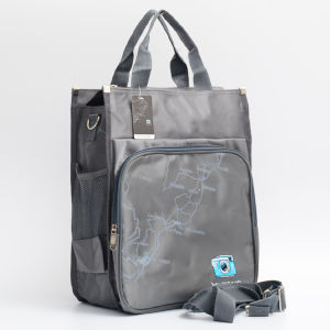 Junior High School Large Waterproof Oxford Cloth Male Student Tuition Bag Zipper File Information Bag Tuition Bag Canvas Reticule