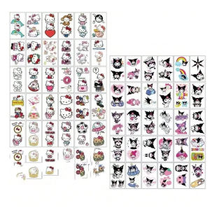 Sanrio | Sanrio Coolomi Temporary Stickers Kids Stickers Cute Cartoon Waterproof and Long-Lasting Body Paint Suitable for Girls