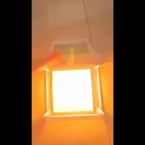BK-888 outdoor solar wall light waterproof tungsten light infinite garden light