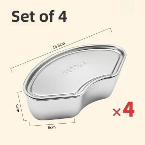 304 Stainless Steel Fan Shaped Steamer Bowl Electric Rice Cooker Small Saucepan Partition Steaming Tray Home Steamer Grid Steaming Cuisine Tool