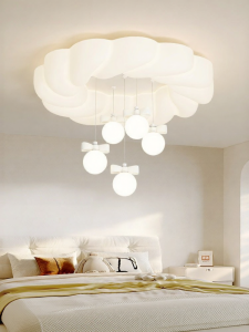 HUIPU ZHAOMING | Modern Simple Cream Style Children Room Ceiling Light