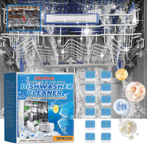 60/36PCS Dishwasher Effervescent Tablets All-in-one Deep Clean Removes stains and grease stains Sterilization and disinfection