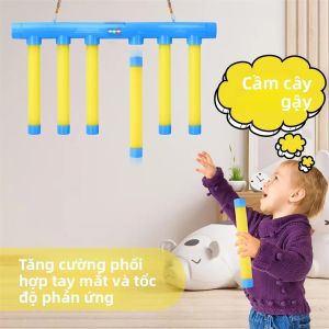 Trò Chơi Reflex Drop Sticks Với Điều Khiển Từ Xa 3 Chế Độ Tốc Độ Đồ Chơi Rèn Luyện Phối Hợp Tay-mắt Và Phản Ứng Cho Trẻ Em Và Người Lớn