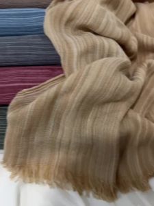 New High Quality Rayon Retro Wrinkle Muslim Women Hijab Stripe Scarf Ramadan Shawl Headband Soft Turban Hijabs Wraps