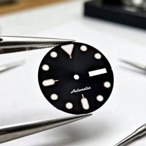 28.5mm No Logo Sunburst Watch Dial Green Luminous for Seiko NH36 4R36 Automatic Movement Mod Parts Replacement DIY
