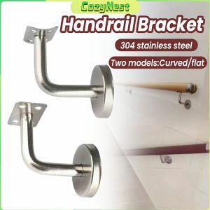 C.N 1Pc Stainless Steel Handrail Bracket Glass Balustrade Stair Wall Glass Support