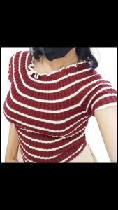 ASCBDG || BAJU LENGAN PENDEK RAJUT ADEM DIPAKAI