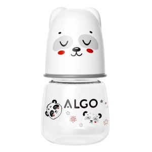 ALGO Newborn Transparent Pp Bottle Mini Cute Animal 60ml Baby Bottle Mother and Baby Supplies 0-6m baby items feeding bottle