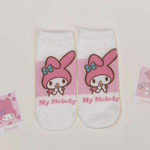 Socks Womens Socks Flats Ins Trendy Cotton Japanese Cute Animal Boat Socks Womens Spring and Autumn Cartoon Preppy Style Womens Socks