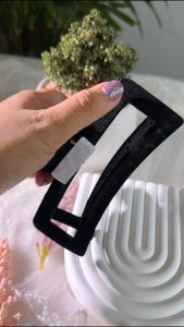 กิ้ฟติดผมโบว์ กิ๊บหนีบผมโบว์ การแก้ไขผ้าคาดผม ผ้ากำมะหยี่ สไตล์ฝรั่งเศสย้อนยุค