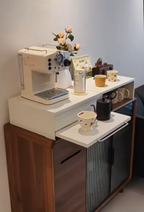 ✳️TSG65✳️ Expandable Pull-Out Panel and Drawer Coffee Machine Holders Coffee Machine Stands Cup Storage Rack Microwave Oven Holders Oven Stands Rice Cooker Holder Rice Cooker Stand Air Fryer Holder Air Fryer Stand Kitchen Organizer Rack