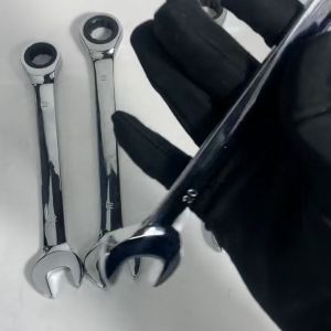 KUNCI RING PAS BOLAK BALIK 10-17MM MULTIFUNGSI BAHAN KUAT ANTI KARAT KUNCI PAS BENGKEL CHROME VANADIUM - CV72