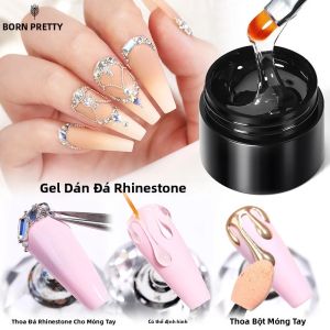 Sinh Ra Khá 5ML Không Lau Kim Cương Giả Keo Tự Làm Móng Tay Nghệ Thuật Linh Hoạt Dính Gel Cho Móng Tay Móng Tay Ren 1 Chai