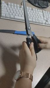 5mm Stainless Steel Zigzag Scissors Triangle Teeth Lace Cloth Zig Zag Cut Tailors Scissors Sewing Shears