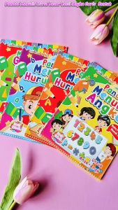 Buku TK Pandai Menulis Huruf Besar & Kecil Menulis Angka Garis Bentuk - TAH