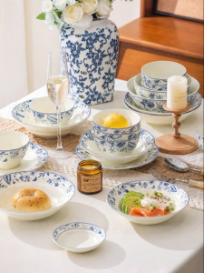 mornenjoy | Aesthetic Home Wedding Gift Ceramic Dinnerware Set